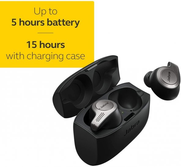 Jabra Elite 65t Tam Kablosuz Kulaklık, Titanyum Siyah - 1