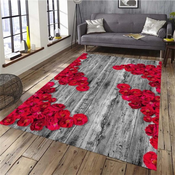 Halıportalı Üç Boyutlu Dekoratif Salon Mutfak Halısı 3D 815 - 2