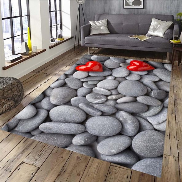 Halıportalı Üç Boyutlu Dekoratif Salon Mutfak Halısı 3D 713 - Resim 2