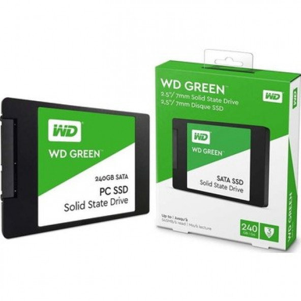 WD Green 240GB Sata 3 SSD Disk WDS240G3G0A