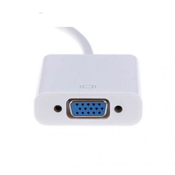 Hdmi To Vga Kablo Çevirici Dönüştürücü Görüntü Altın Uçlu-Full Hd - 7