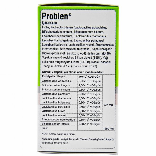 Probien Probiyotik Prebiyotik Sinbiyotik En Geniş İçerik - Resim 3