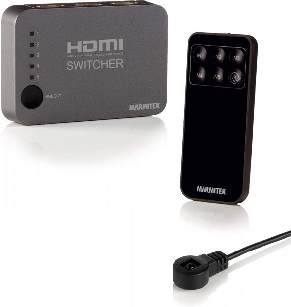 Marmitek Connect 350 UHD ; HDMI auto switch ; 5 in 1 out ; UHD