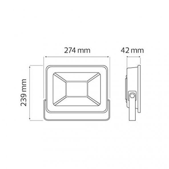 HOROZ PARS-100 100 WATT YEŞİL RENK IŞIK SMD LED PROJEKTÖR 100W - 2