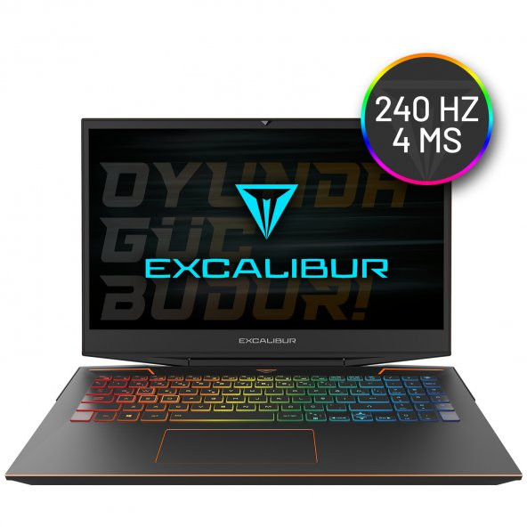Excalibur G900.1075-8S80X Intel 10.Nesil i7-10750H 8GB RAM 4TB SSD+4TB M2 SSD 8GB RTX2070S DOS - 2