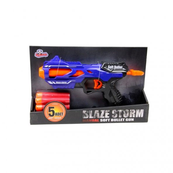VARDEM Kutulu Yumuşak Mermili Tabanca 5Pcs Büyük Mermi ZC7108 - 1