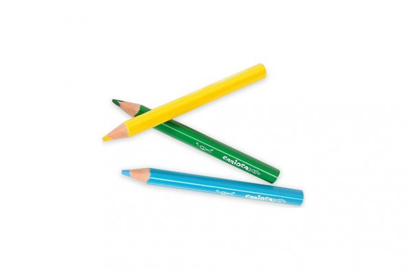 Carioca Baby Jumbo Üçgen Kuru Boya 10 Renk - 3