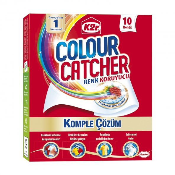 K2r Colour Catcher Renk Koruyucu Mendil 10'lu