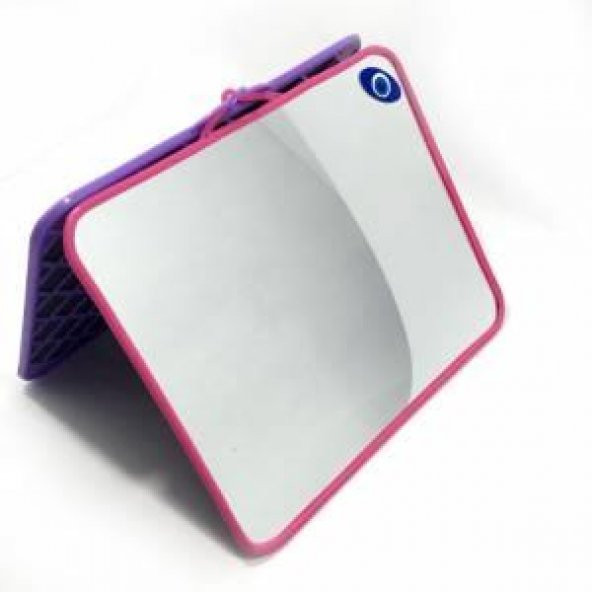Plastik Çerçeveli Kare Askılı Ekonomik Ucuz Banyo Aynası 26x22 cm - 2