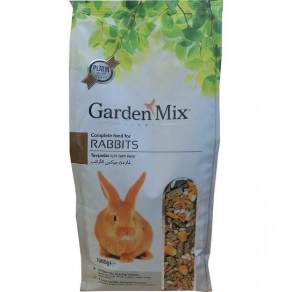 GardenMix Platin Seri Tavşan Yemi 1 Kg