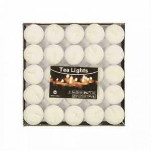 En iyi kalite Tealight Mum 100 Adet Mum 100lü Paket en uzun süre yanma garantili Tea Light mum beyaz - 2
