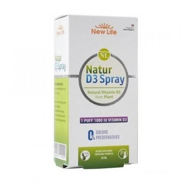 NewLife Natur D3 1000 IU Sprey 20 ml