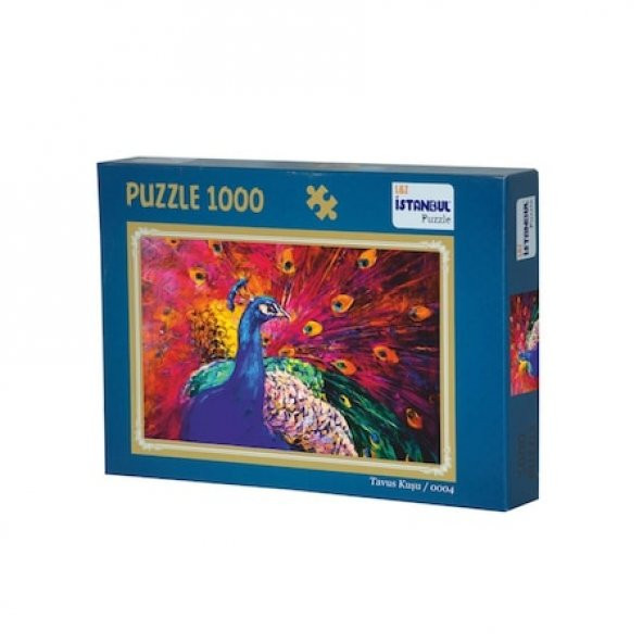 !!1000 Parça Puzzle Tavus Kuşu 1000lik Puzzle İstanbul Puzzle