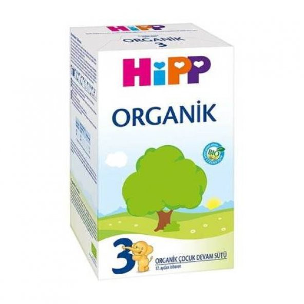 Hipp 3 Organik Devam Sütü 600 gr