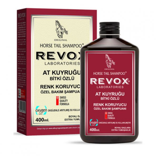 Revox At Kuyruğu Bitki Özlü Renk Koruyucu Şampuan 400ml