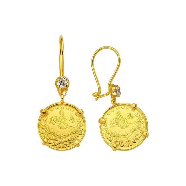 Reşat Küpe Çerçeveli 6.25 Gram 22 Ayar Altın