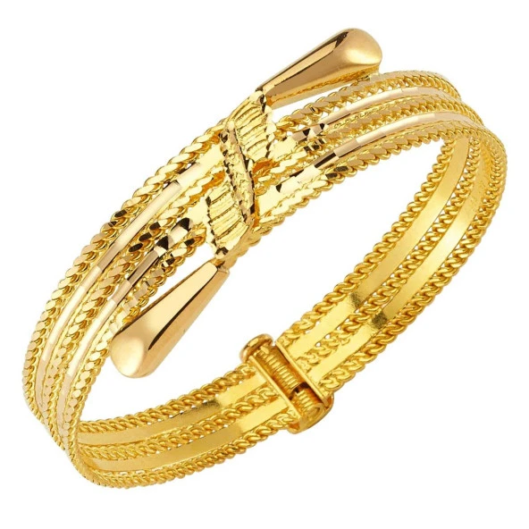 Sıralı Burma Bilezik 3 Sıra 32.00 Gram 22 Ayar ürün görseli