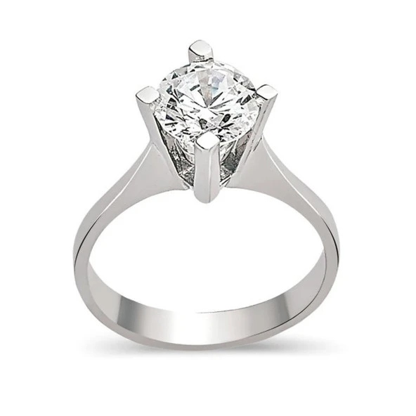 14 Ayar Altın Tektaş Yüzük 4.30 Gram ürün görseli