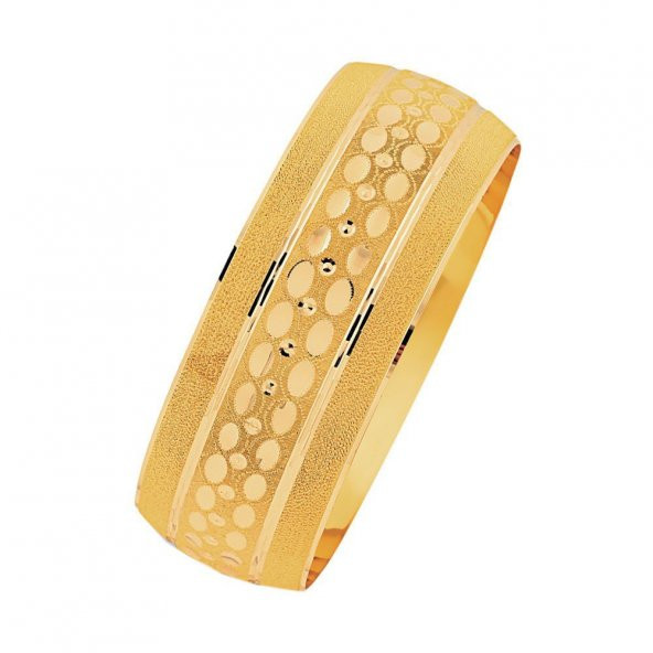 14 Ayar Altın Mega Bilezik 25.00 Gram Nil Model