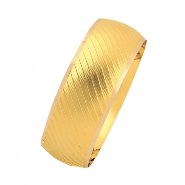 14 Ayar Altın Mega Bilezik 25.00 Gram Trabzon Model