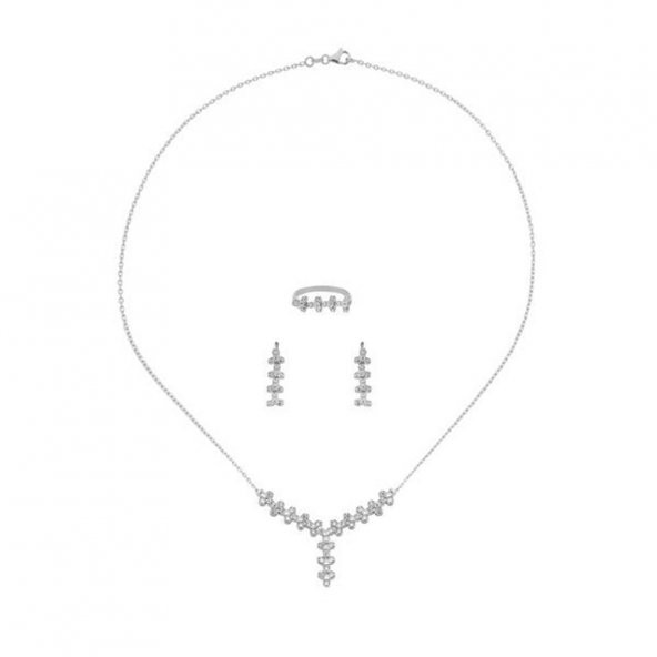 Taşlı mini set 6.00 Gram 14 Ayar Altın