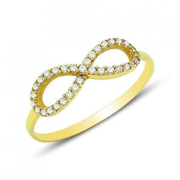 Yüzük Sonsuzluk 1,10 Gram 14 Ayar Altın