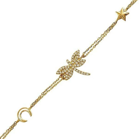 Yusufçuk Bileklik 3,03 Gram 14 Ayar Altın