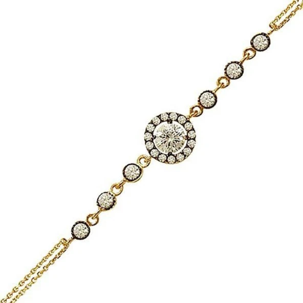 Papatya Bileklik 2,92 Gram 14 Ayar Altın ürün görseli