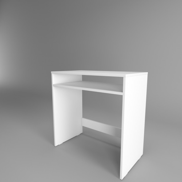 Beypazarı Bölmeli Masa, Beyaz 79x78x43 cm - 3
