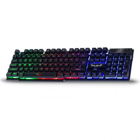 Rush Rk102 Işıklı Oyuncu Gaming Mekanik Hisli Klavye - 2