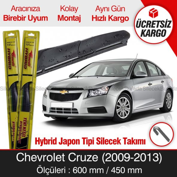 Chevrolet Cruze Silecek Takımı (2009-2013) İnwells Hybrid Hibrit