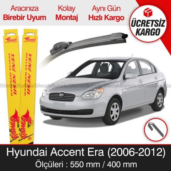Hyundai Accent Era Silecek Takımı (2006-2012) İnwells Muz