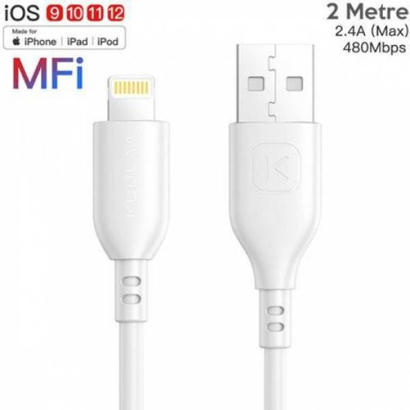 Apple MFİ Sertifikalı iPad Pro (12.9 inç) (2. nesil) Uym 2 Mt Şarj ve Data Kablosu, Hızlı Şarj Kablosu - 9