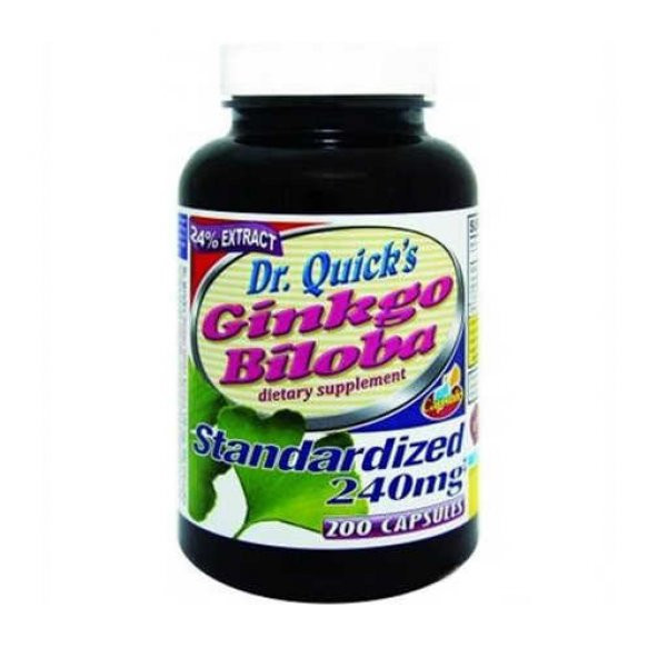 Dr Quicks Ginkgo Biloba 200 Kapsül 240 mg