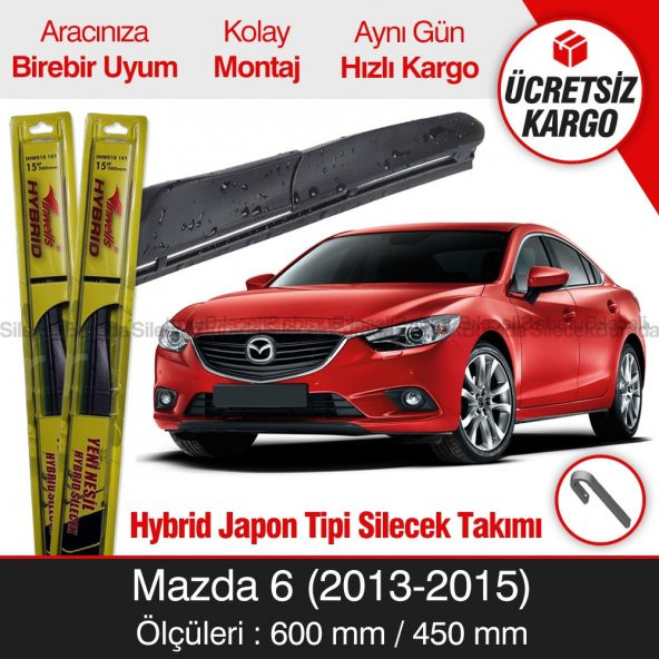 Mazda 6 Silecek Takımı (2013-2015) İnwells Hybrid Hibrit