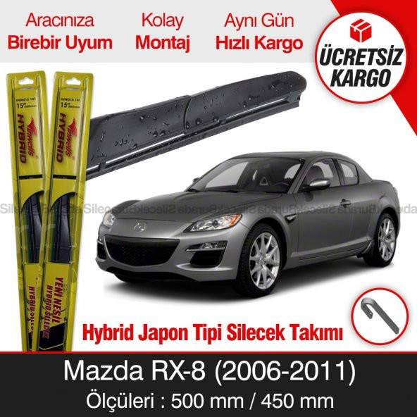 Mazda RX8 Silecek Takımı (2006-2011) İnwells Hybrid Hibrit