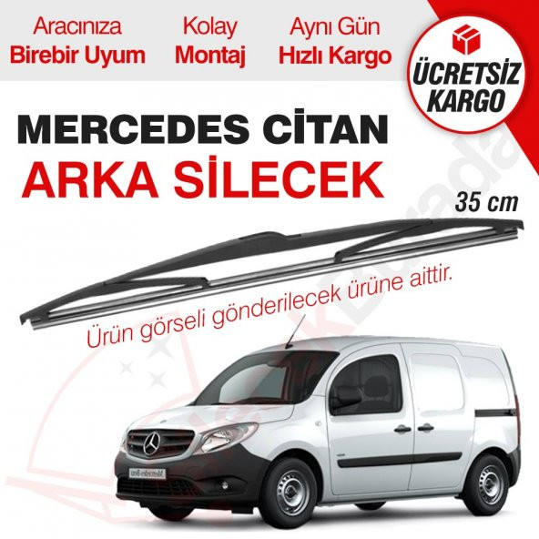 Mercedes Citan Arka Silecek (2012-2013)