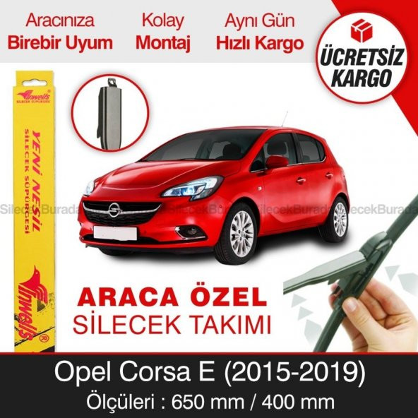 Opel Corsa E Silecek Takımı (2015-2019) İnwells Muz