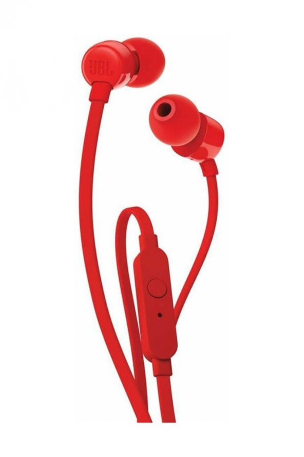 JBL T110 Kablolu Kulak İçi Kulaklık CT IE Kırmızı