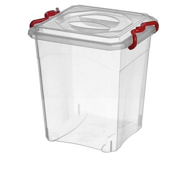 Betalife 10 Litre Kapaklı Köşeli Dikey Saklama Kabı