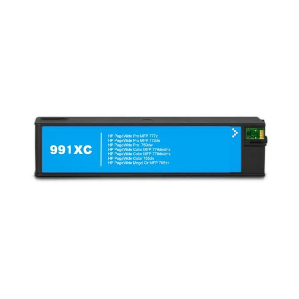 Hp 991XC Uyumlu Mavi Yüksek Kapasite Muadil Kartuş M0K06 XC (Pigment Mürekkepli)