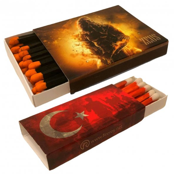 Kibrit Kutusu Kibrit Çöpü Özel Tasarım Kutular Fireroy SERİ A - 6