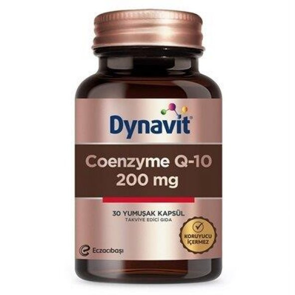 Dynavit Coenzyme Q-10 200 mg 30 Yumuşak Kapsül