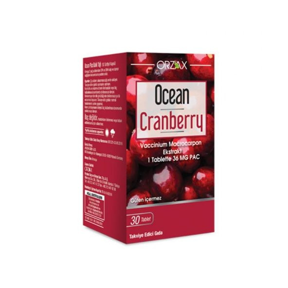Ocean Cranberry Turna Yemişi Ekstresi 36 mg Pac 30 Tablet