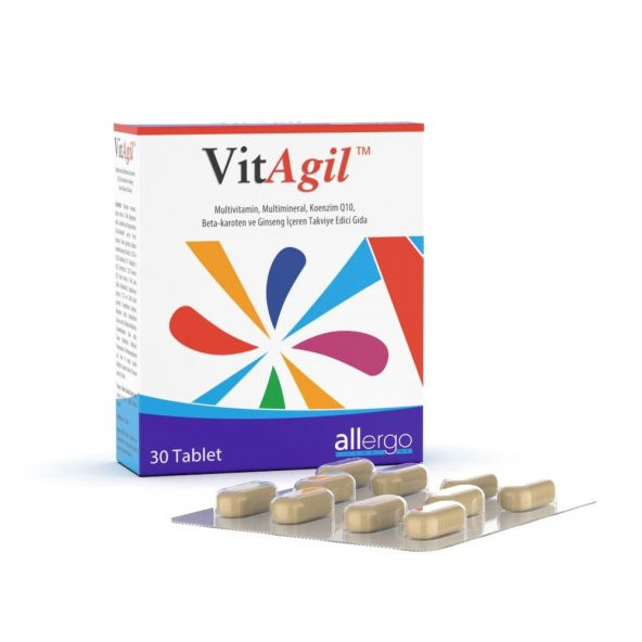 VitAgil 30 Tablet  Multivitamin + Multimineral