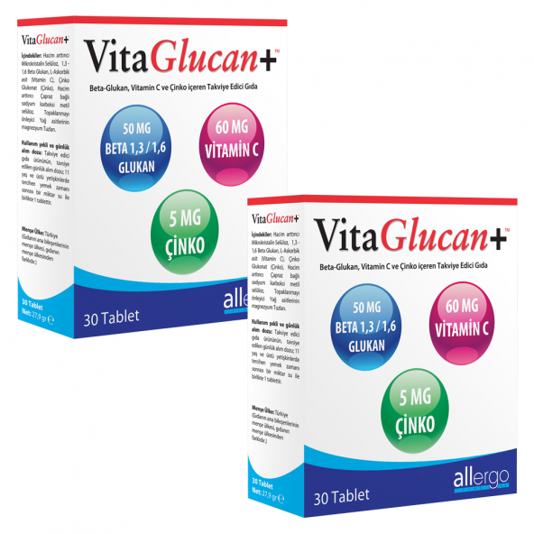 2 Adet VitaGlucan+ 30 Tablet