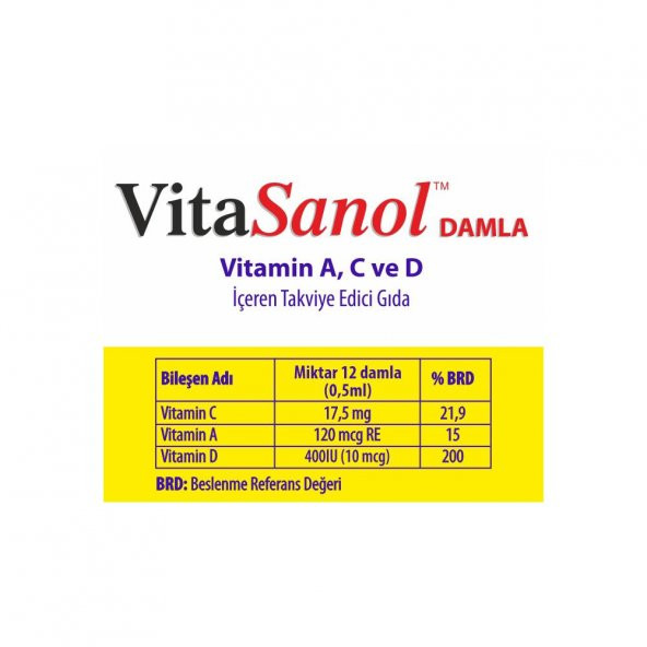 VitaSanol DROPS ACD3 30 ml Damla - 2