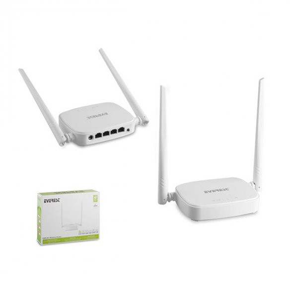 Everest EWR-301 300 MBPS Access Point, Repeater, Kablosuz Router