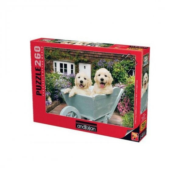 ANATOLİAN Puzzle260 pcsBahçıvan Köpekler / Puppies in a Wheelbarrow