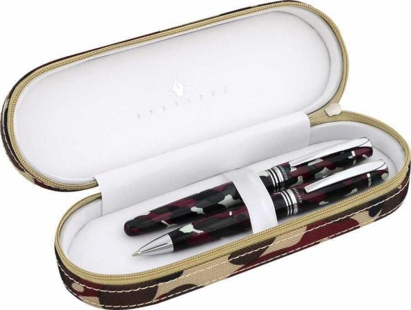 Steel Pen Takım Kalem Dolma+Tükenmez Kamuflaj Serisi 0029DT